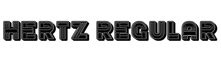 Hertz Regular  नि: शुल्क फ़ॉन्ट्स डाउनलोड