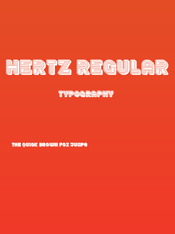 Hertz Regular Poster