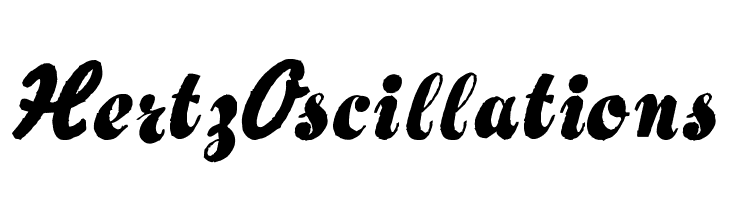 HertzOscillations  Descarca Fonturi Gratis