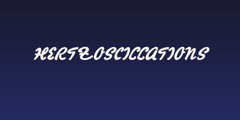 HertzOscillations Social Header