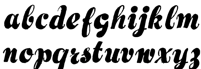 HertzOscillations Font LOWERCASE