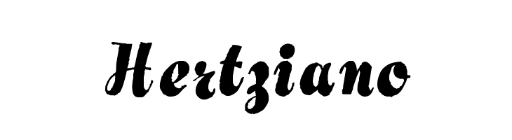 Hertziano  Скачать бесплатные шрифты