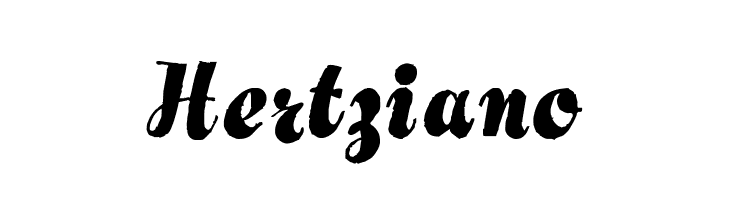Hertziano  Скачать бесплатные шрифты