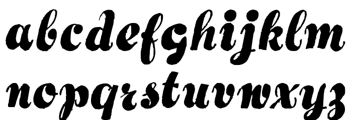 Hertziano Font LOWERCASE