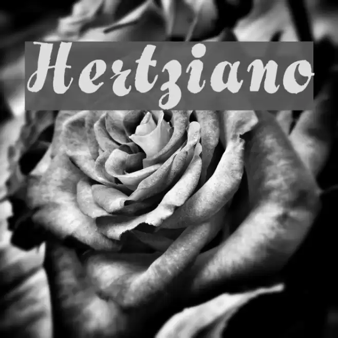 Hertziano Font examples