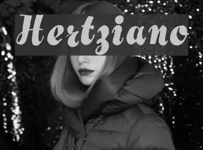 Hertziano Font examples