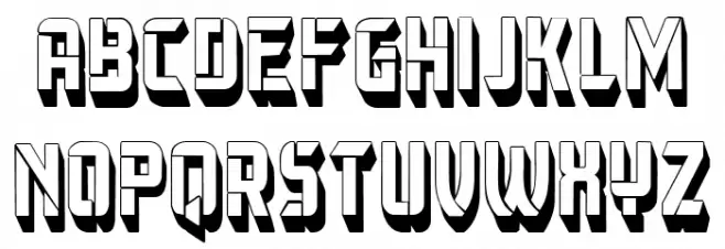 Herum Albern 3D Regular Font OTHER CHARS