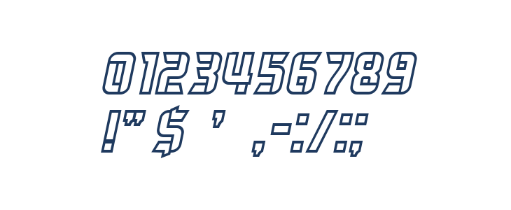 Herum Albern Outline Italic Other Characters