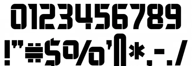 Herum Albern Regular Font OTHER CHARS