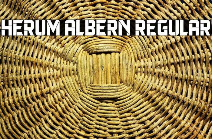 Herum Albern Regular Example 2