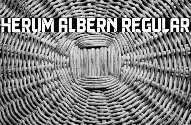 Herum Albern Regular Font examples