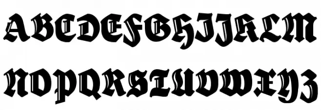 HerzogVonGraf Tall Schriftart Groß