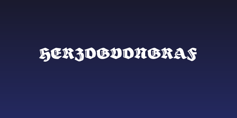 HerzogVonGraf Social Header