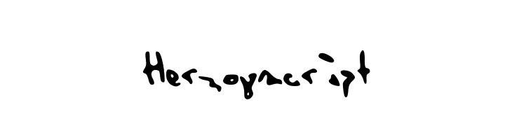 Herzogscript  Frei Schriftart Herunterladen