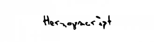 Herzogscript  नि: शुल्क फ़ॉन्ट्स डाउनलोड