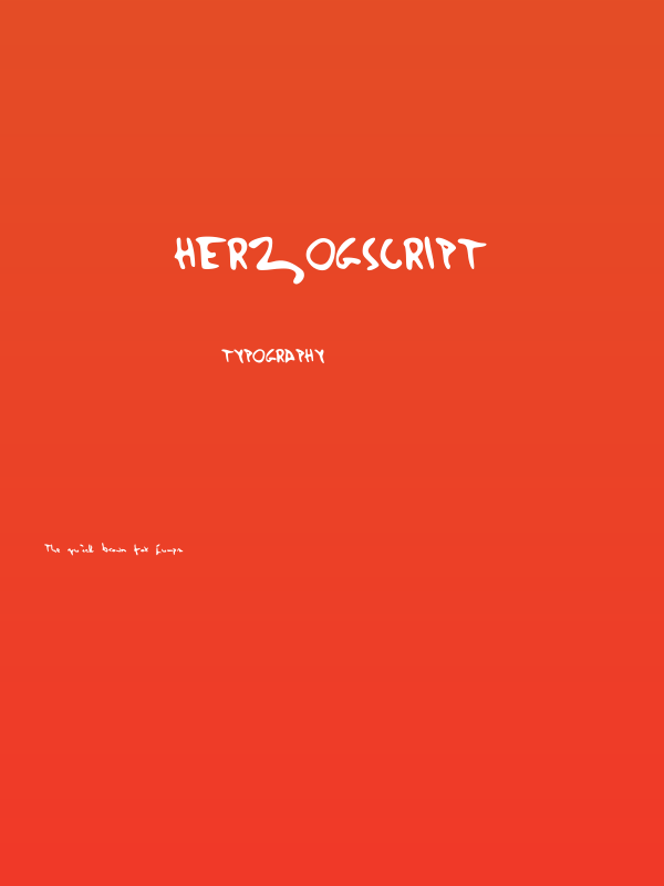 Herzogscript Poster