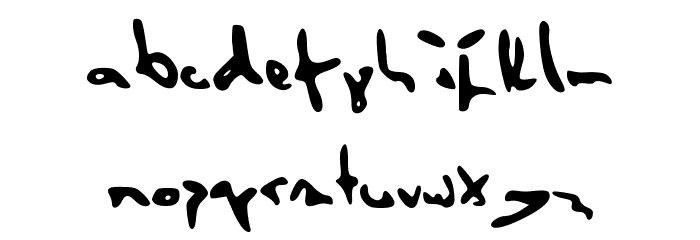 Herzogscript Font LOWERCASE