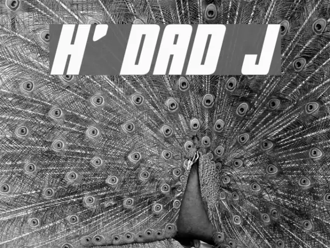 He's Dead Jim Font examples