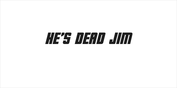 He's Dead Jim Logo