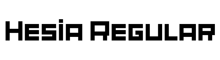 Hesia Regular  Frei Schriftart Herunterladen