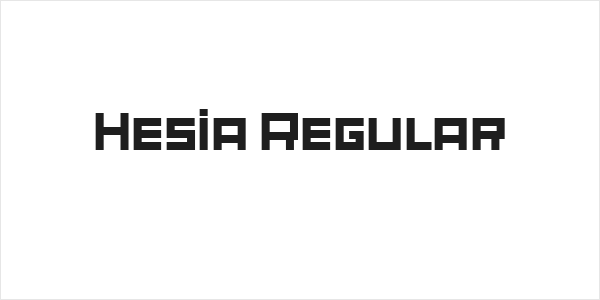 Hesia Regular Logo