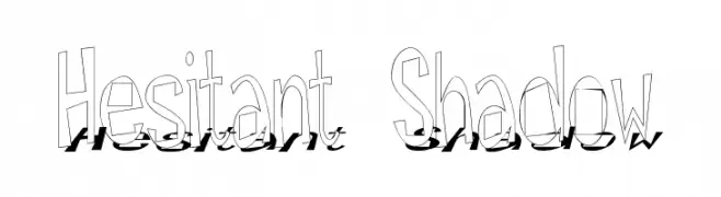Hesitant Shadow  لخطوط تنزيل