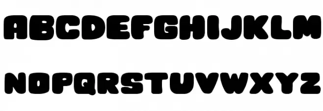 Hesitation Regular フォント 大文字