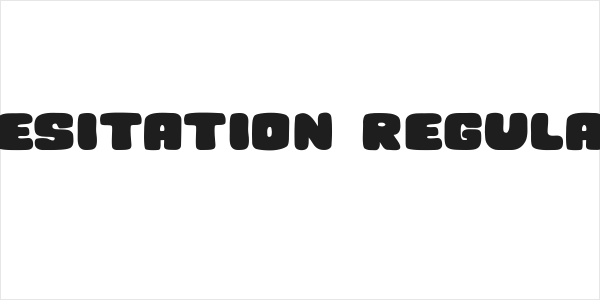 Hesitation Regular Logo