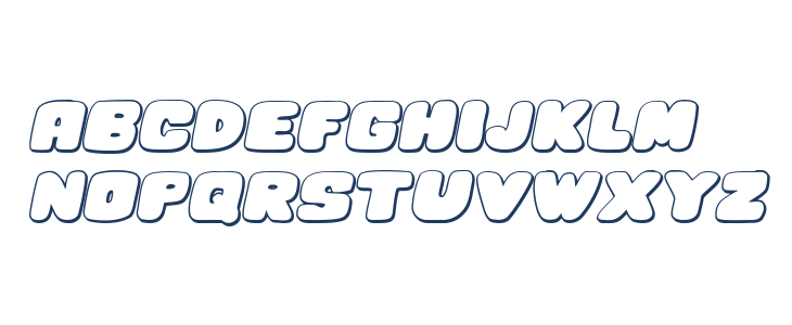 Hesitation Shadow Italic Lowercase