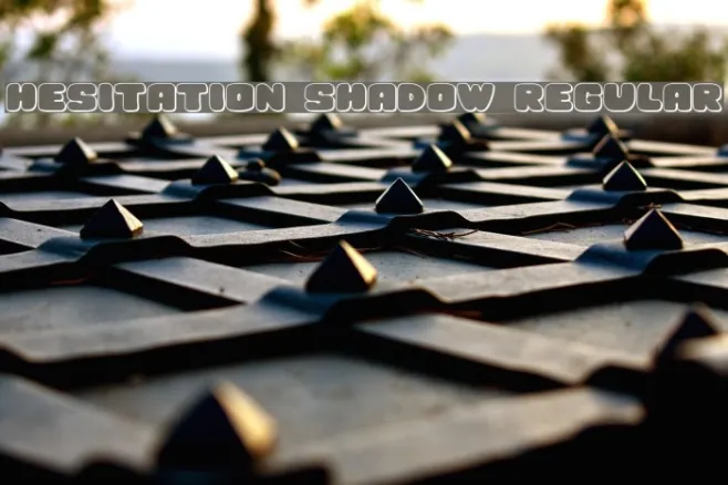 Hesitation Shadow Regular Example 2