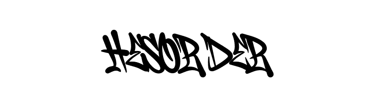 Hesorder  font caratteri gratis