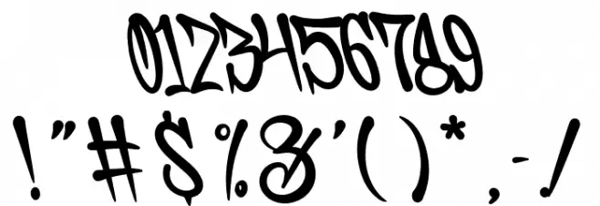 Hesorder Font OTHER CHARS