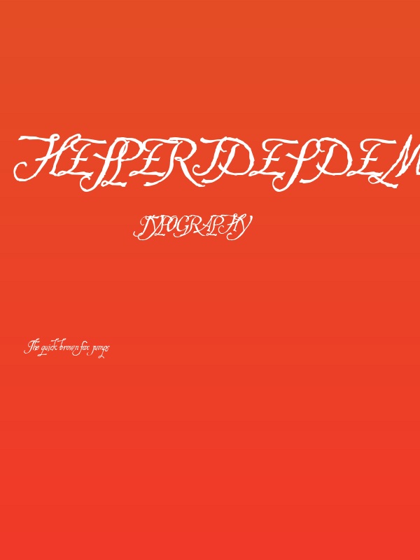 Hesperides Demo Poster