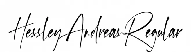 HessleyAndreasRegular  Fuentes Gratis Descargar