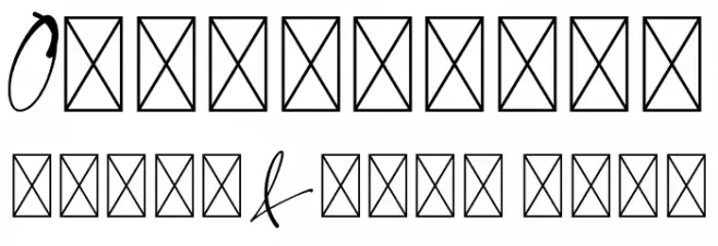 HessleyAndreasRegular Font OTHER CHARS