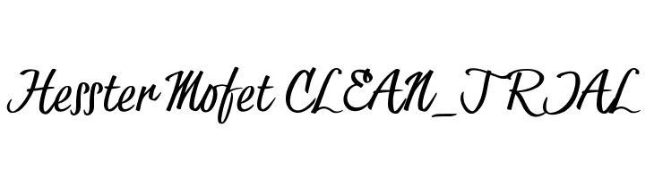 Hesster Mofet CLEAN_TRIAL  baixar fontes gratis