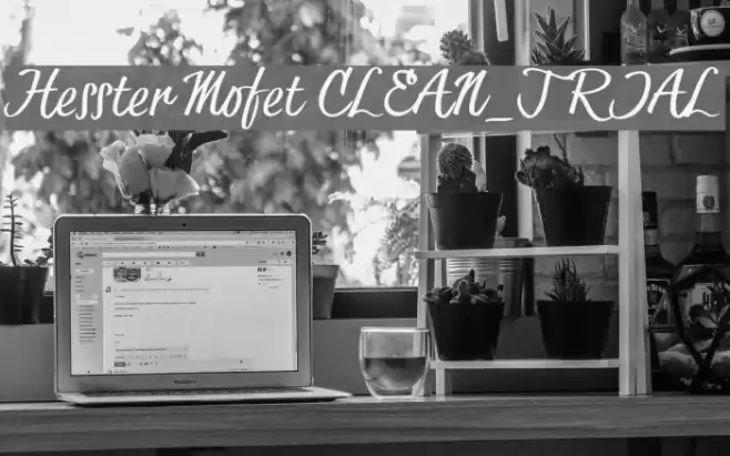 Hesster Mofet CLEAN_TRIAL Font examples