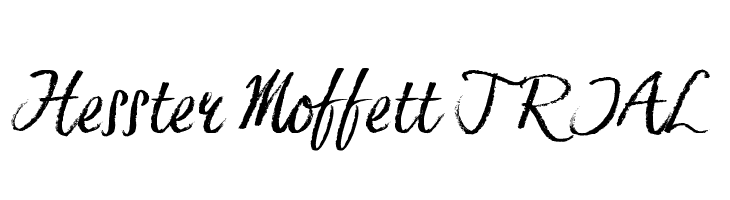 Hesster Moffett TRIAL  Скачать бесплатные шрифты