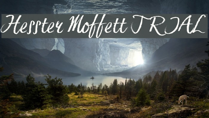 Hesster Moffett TRIAL Font examples