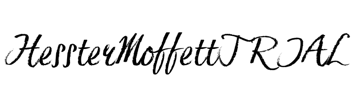 HessterMoffettTRIAL Font