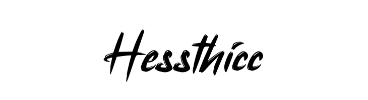 Hessthicc  Free Fonts Download