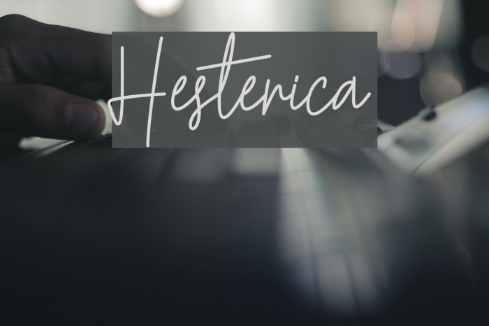 Hesterica Font examples