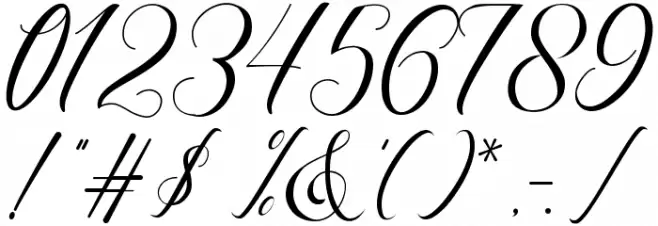 Hesty Aqaky Font OTHER CHARS