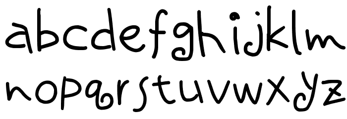 Hetare Ji Font LOWERCASE
