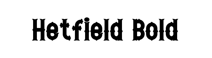 Hetfield Bold  Скачать бесплатные шрифты