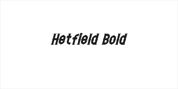 Hetfield Bold Logo