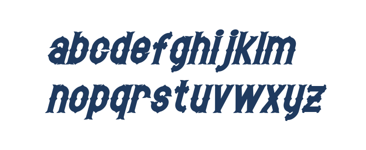 Hetfield Bold Lowercase