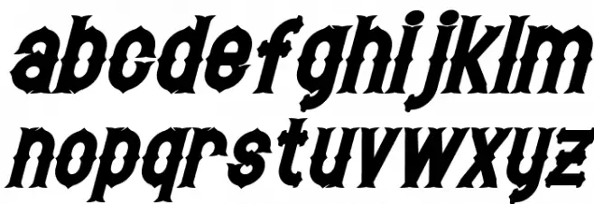 Hetfield Bold Fonte MINÚSCULAS