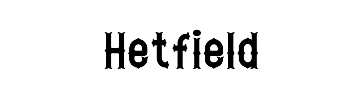 Hetfield Font