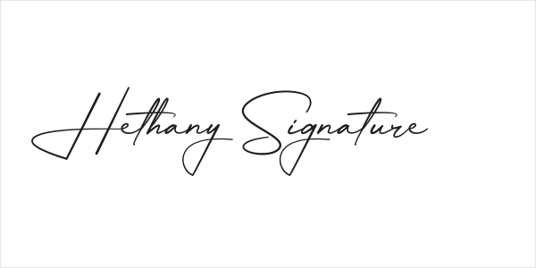 Hethany Signature Logo